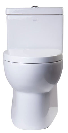 EAGO TB359 Dual Flush High Efficiency Low Flush Eco-Friendly White Toilet