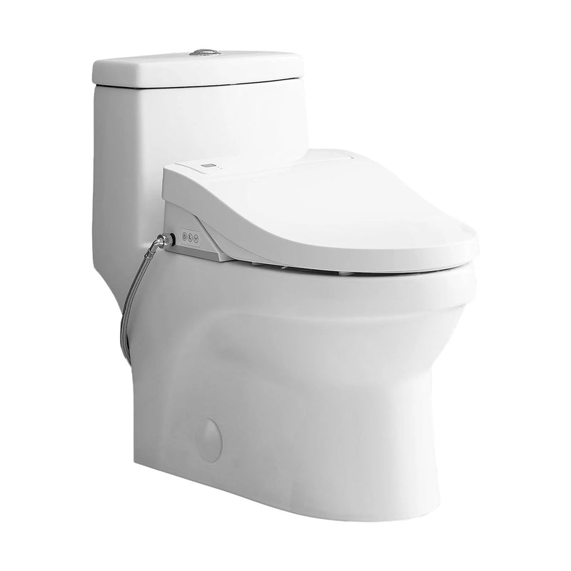 Swiss Madison Virage One-Piece Toilet with Vivante Smart Seat Bidet